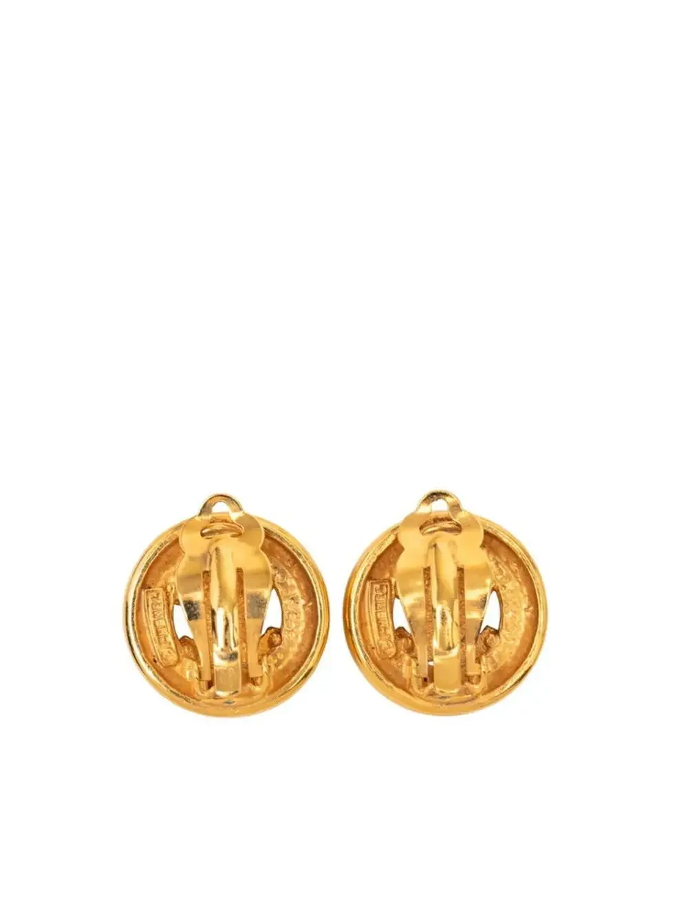 Chanel Cc Logo Clip-On Earrings Metal #247011C65B